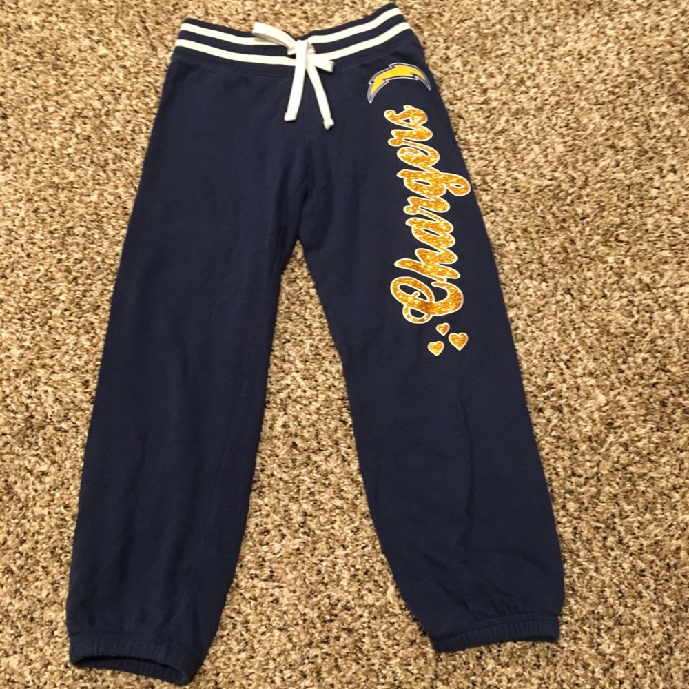 Chargers ⚡️ Jogger Bottoms Girls Size 8